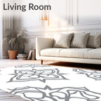 Classic Mandala Geometric Pattern Rug