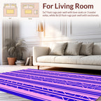 Bold Vertical Stripe Pattern Rug