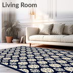 Classic Geometric Mandala Pattern Rug
