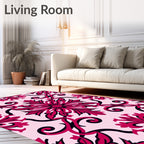 Vibrant Swirl Garden Style Rug