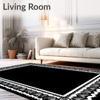 Ornate Vintage Lace Border Rug