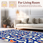 Bold Geometric Tribal Pattern Rug
