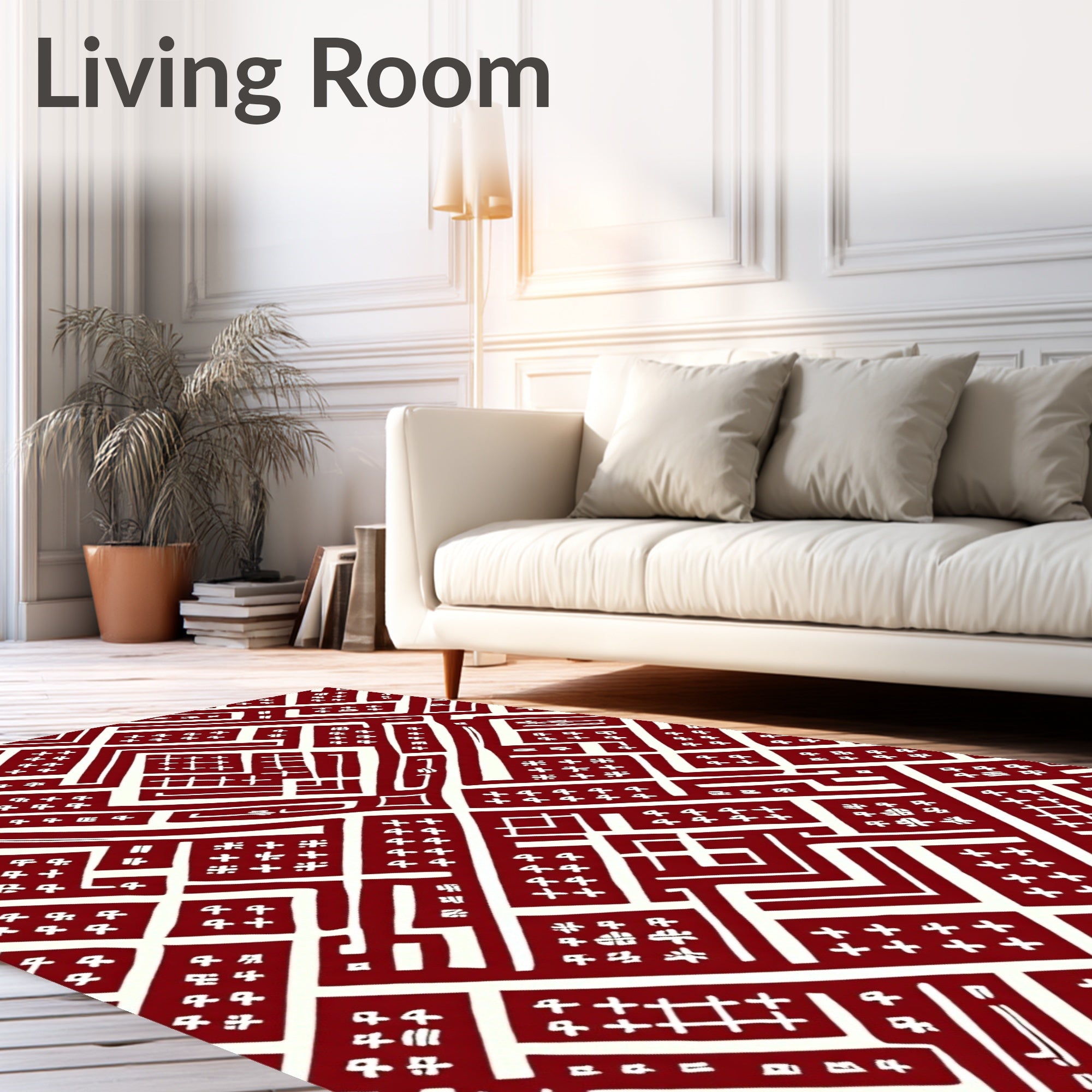 Geometric Bold Patterned Design Rug
