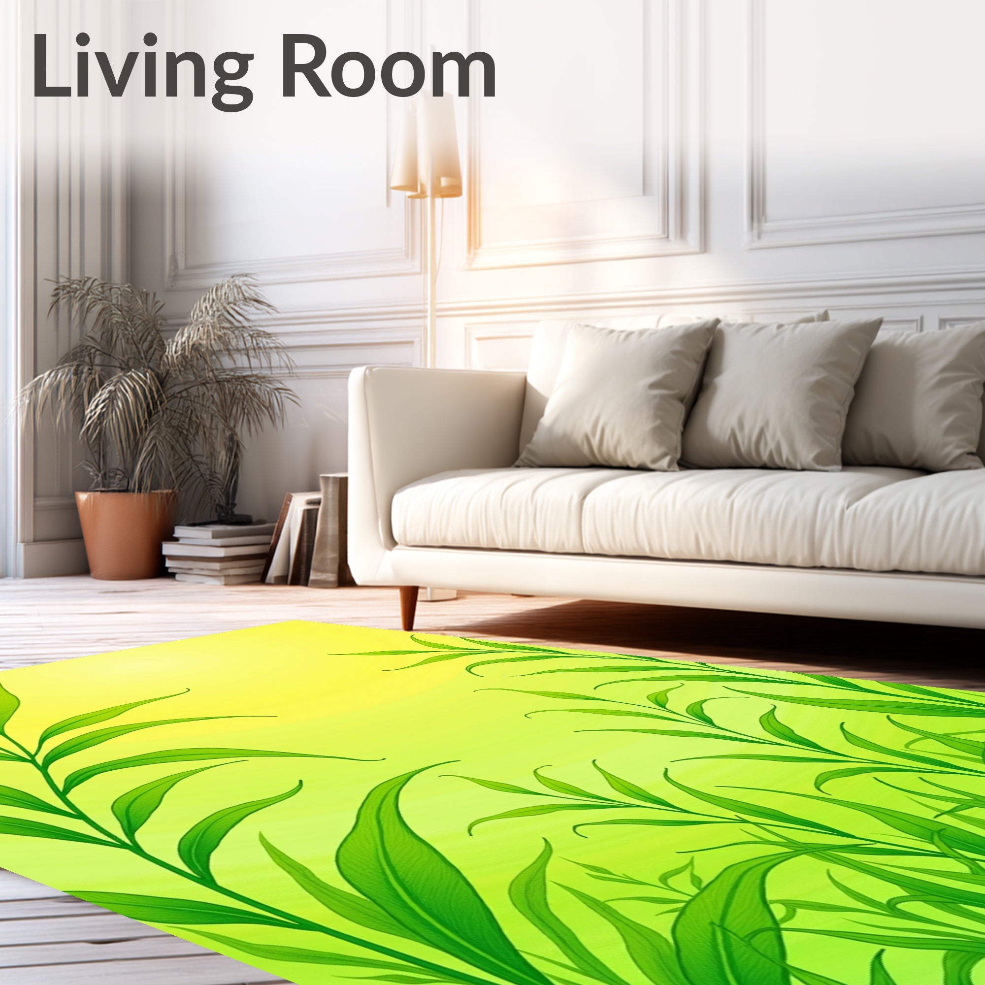 Lush Greenery Vibrant Nature Rug