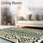 Intricate Geometric Pattern Rug