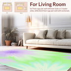 Soft Petal Floral Abstract Rug