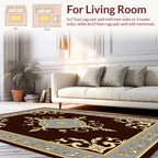 Elegant Floral Corner Classic Rug