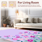 Spring Butterfly Garden Design Rug