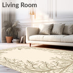 Foliage Birds Antique Style Rug