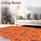 Pumpkin Patch Pattern Rug