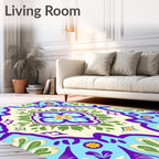 Majestic Floral Pattern Rug