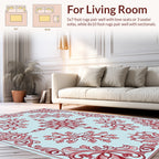 Ornate Floral Swirl Pattern Rug
