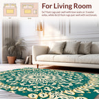 Mandala Inspired Floral Design Rug