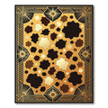 Art Deco Gold Animal Spot Rug
