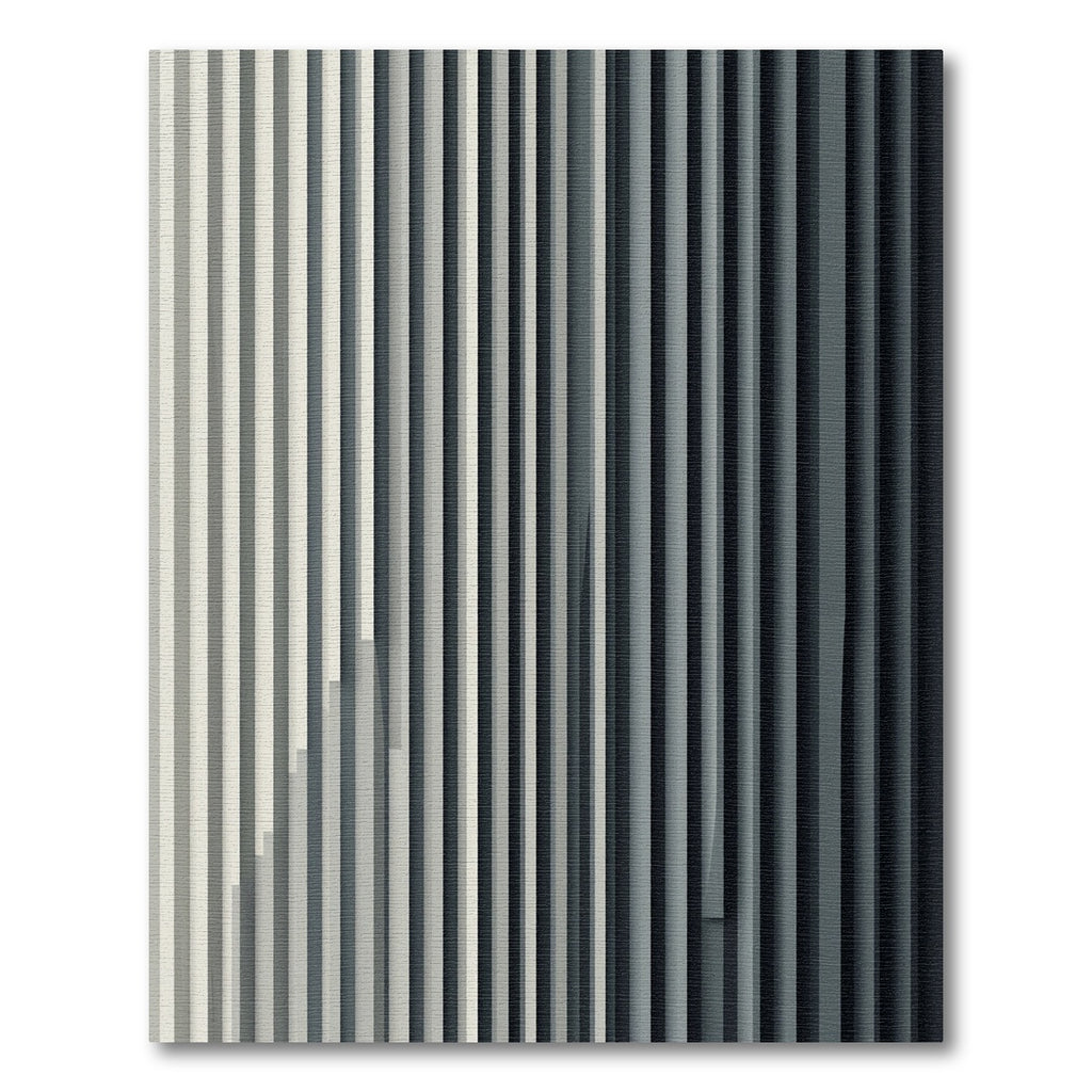 Gradient Vertical Stripe Texture Rug