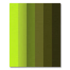 Lush Green Graduated Stripes Rug