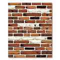 Earthy Brick Wall Texture Rug