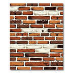 Earthy Brick Wall Texture Rug