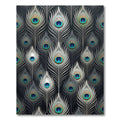 Elegant Peacock Feather Teal Eye Rug