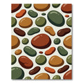 Earthy Rounded Pebble Collection Rug