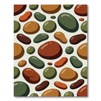 Earthy Rounded Pebble Collection Rug
