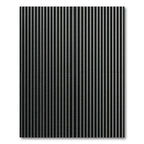 Modern Black Vertical Stripe Rug