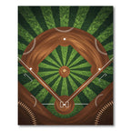 Baseball Diamond Field Graphic Rug