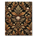 Gilded Baroque Shell and Acanthus Scroll Rug