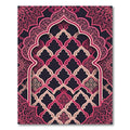 Intricate Rose Archway Decorative Art Rug