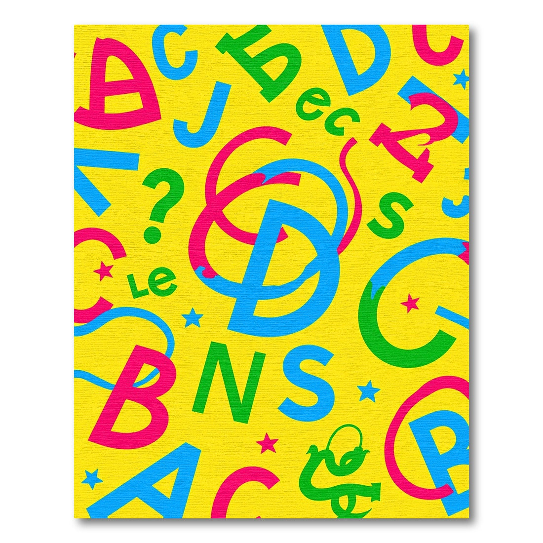 Bright Alphabet Block Play Rug