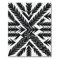 Monochrome Modern Abstract Arrow Rug
