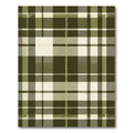 Classic Olive and Cream Plaid Rug