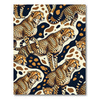 Wild African Cheetah Spotted Animal Skin Rug