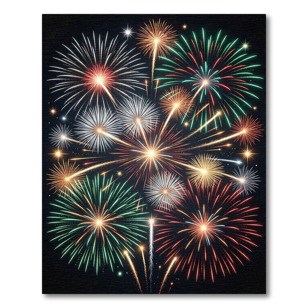 Vibrant Multicolored Celestial Burst Area Rug