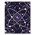 Atomic Orbit Whirlpool Lavender Design Rug