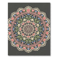 Floral Lace Mandala Rose Garden Blush Rug