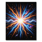 Celestial Lightning Burst Energy Rug