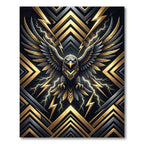 Golden Eagle Lightning Bolt Rug