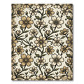 Vintage Cream Floral Vine Rug