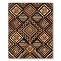 Tribal Mask Chains Diamond Rug
