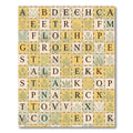Alphabet Garden Botanical Tile Rug