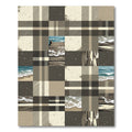 Tartan Beach Wave Panel Rug