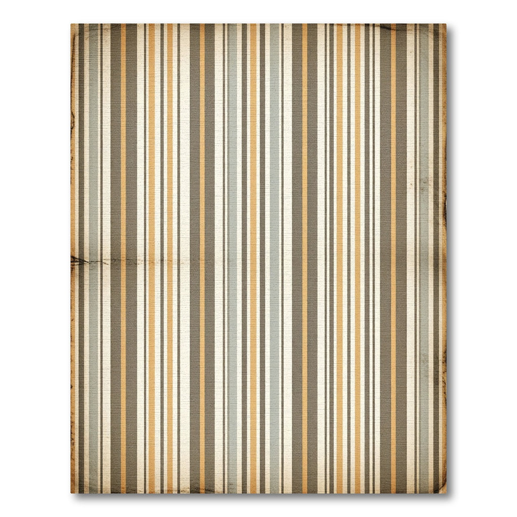 Vintage Earthy Tone Striped Rug