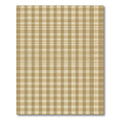 Classic Beige Plaid Grid Rug