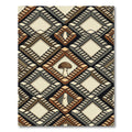 Brown Mushroom Staircase Optical Illusion Rug