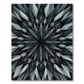 Monochromatic Geometric Starburst Rug