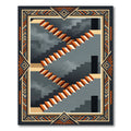 Abstract Staircase Geometric Illusion Rug