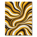 Monochromatic Swirls Abstract Strokes Rug