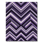 Modern Lavender Chevron Geometric Rug