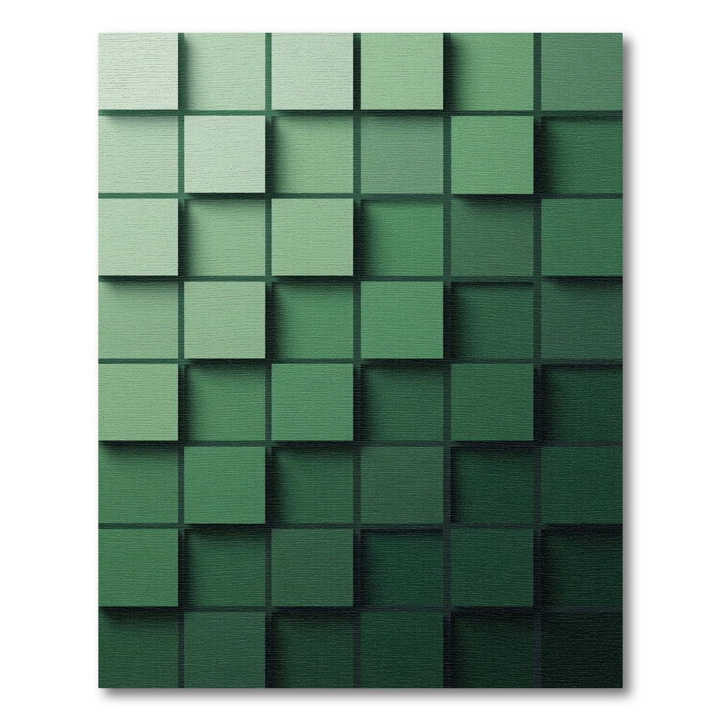 Subtle Gradient Square Shadow Rug
